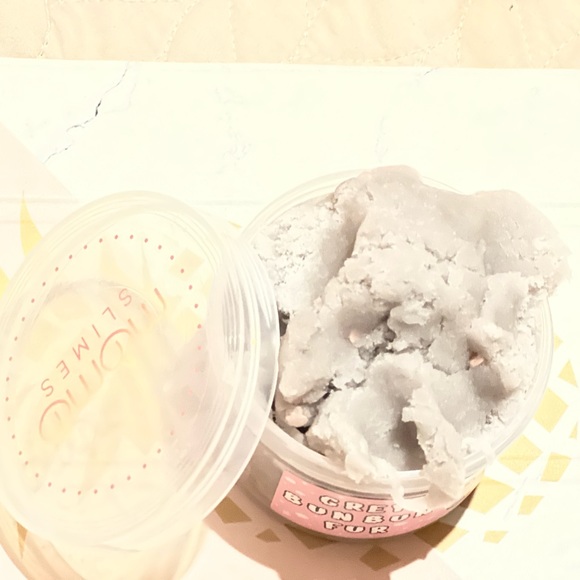 Momo slime Grey Bun Bun Fur - Picture 2 of 5